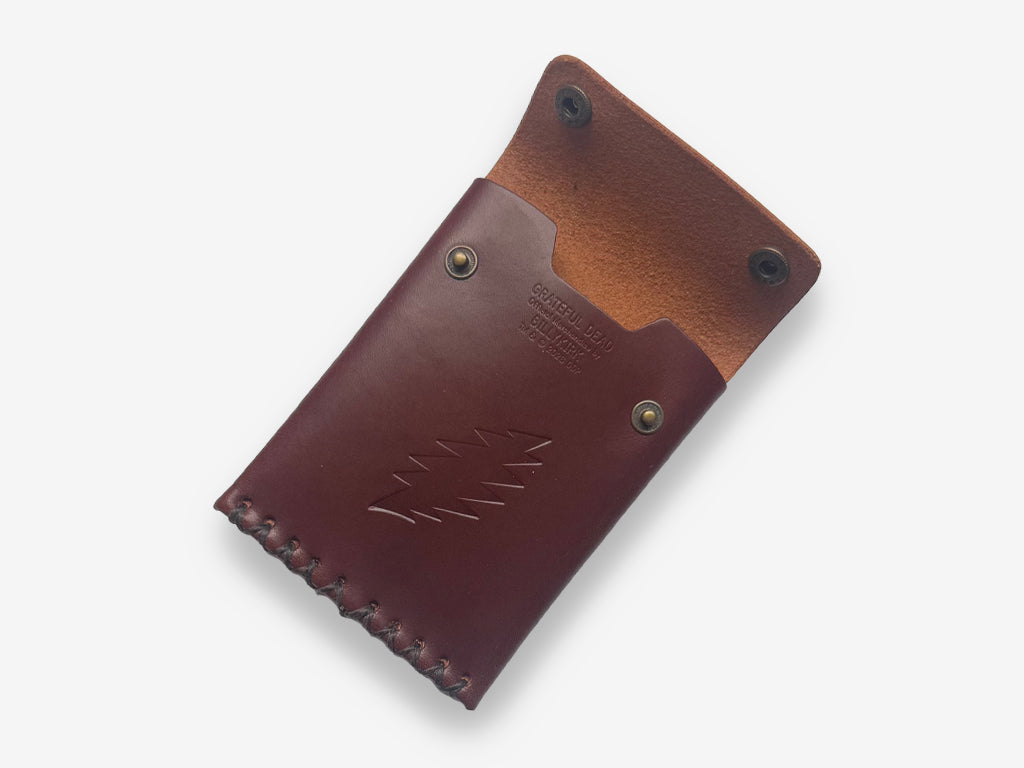 No. 092-GD Card Case with Snaps Bolt, Hickory
