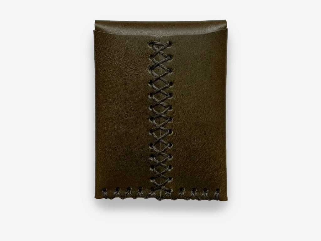 No. 092-GD Card Case with Snaps GOGD, Olive