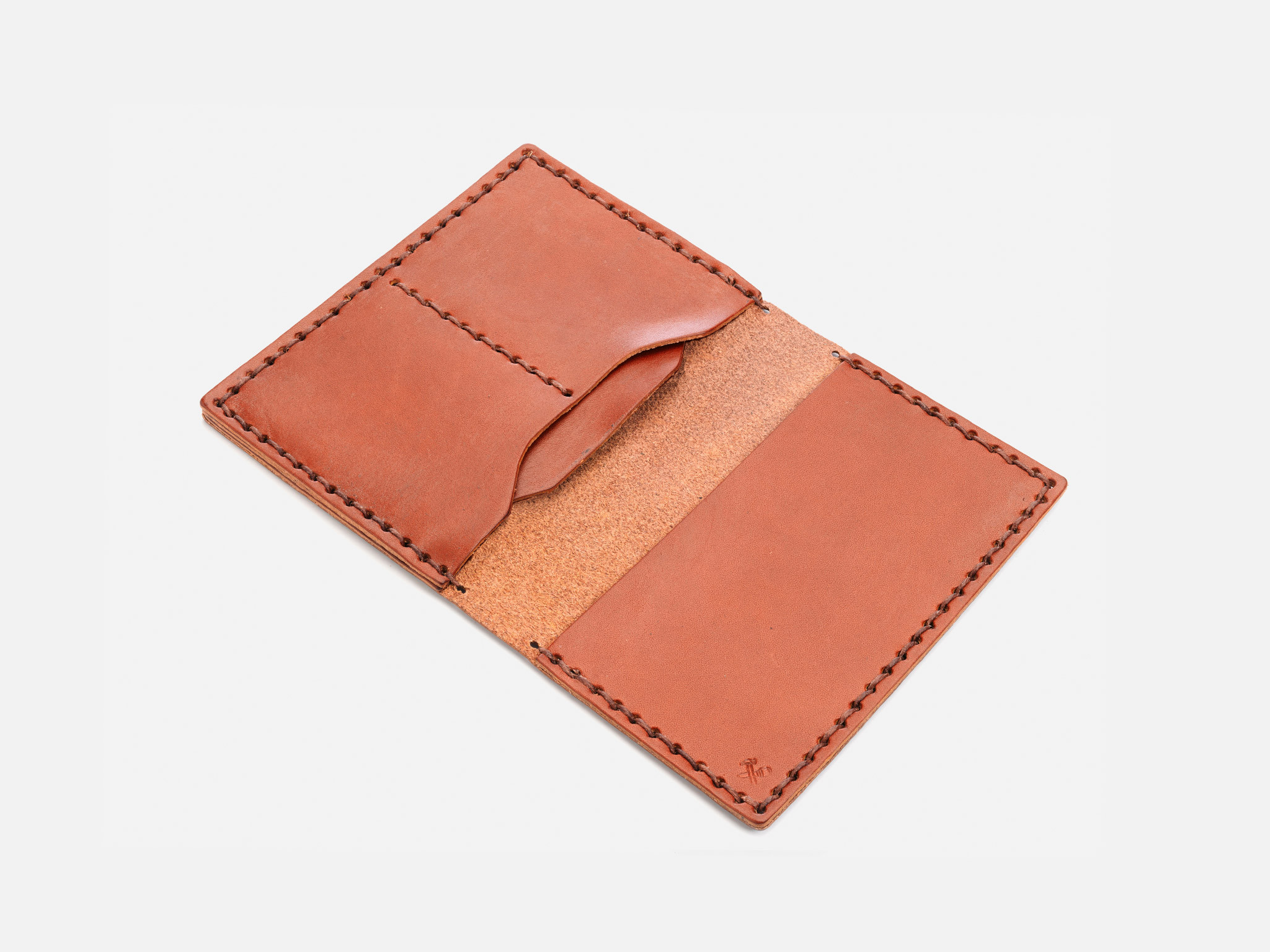 No. 153 Passport Wallet, Tan
