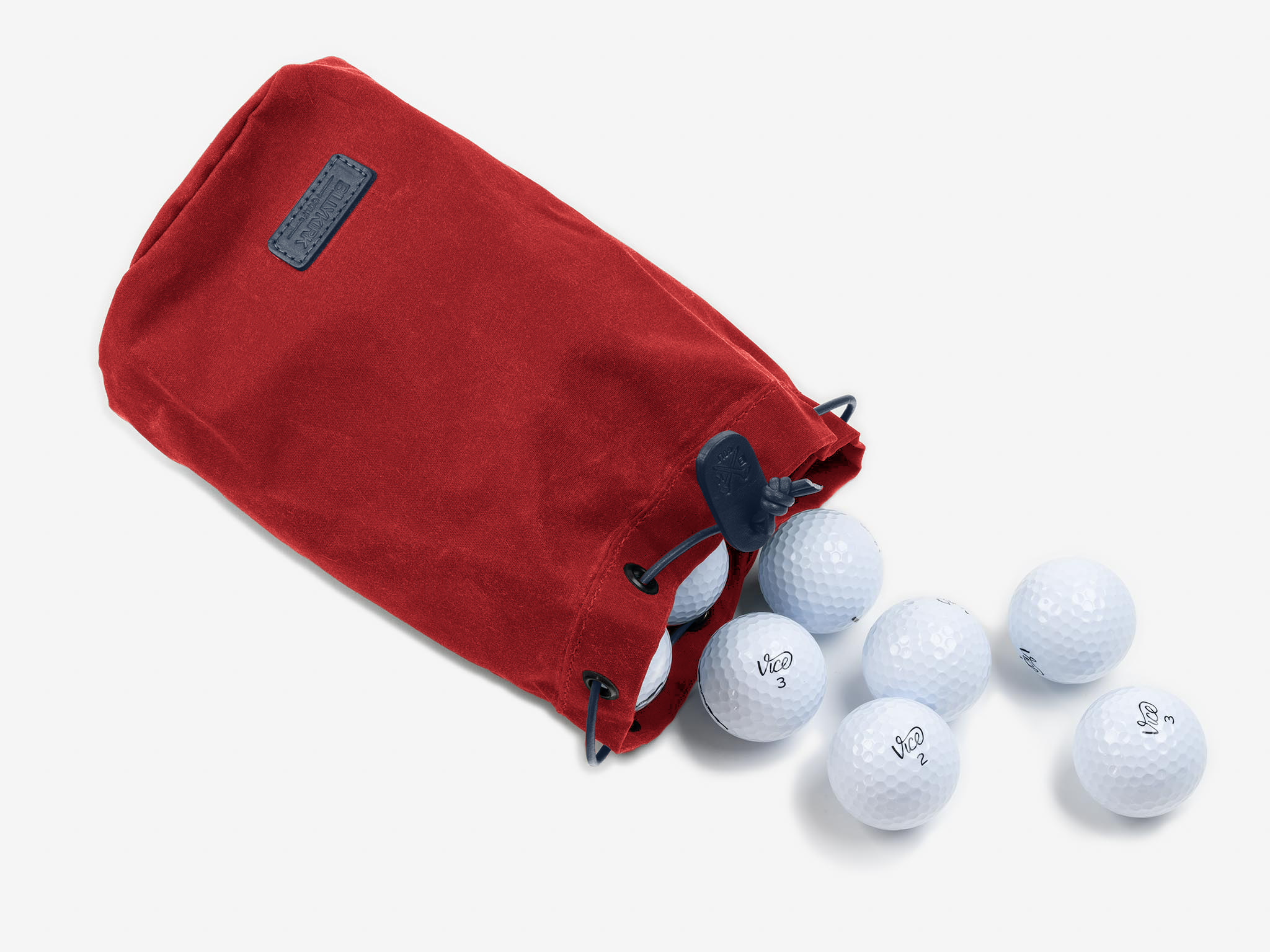 No. 549 Golf Shag Bag, Red