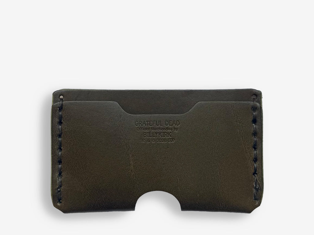 No. 397-GD Slim Card Case Bears, Olive