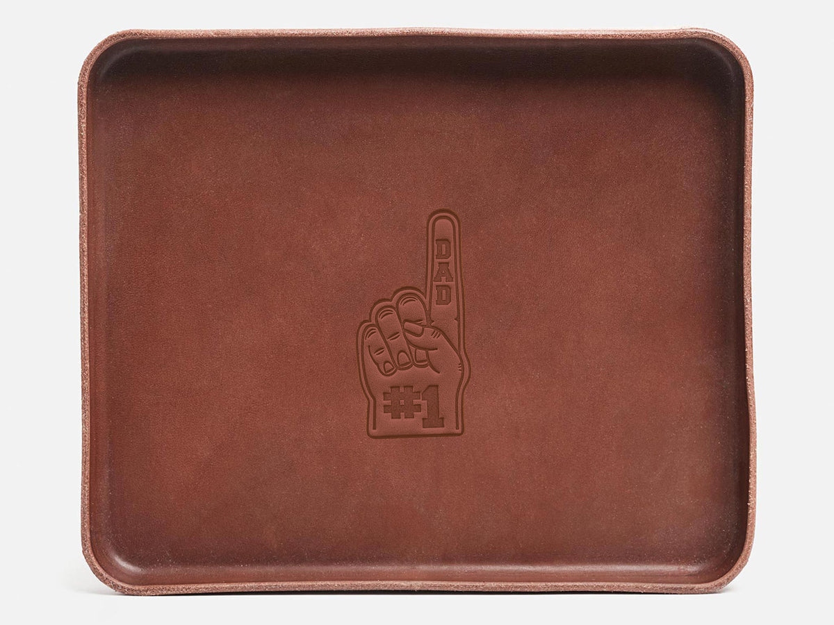No. 471 Large Leather Valet Trays