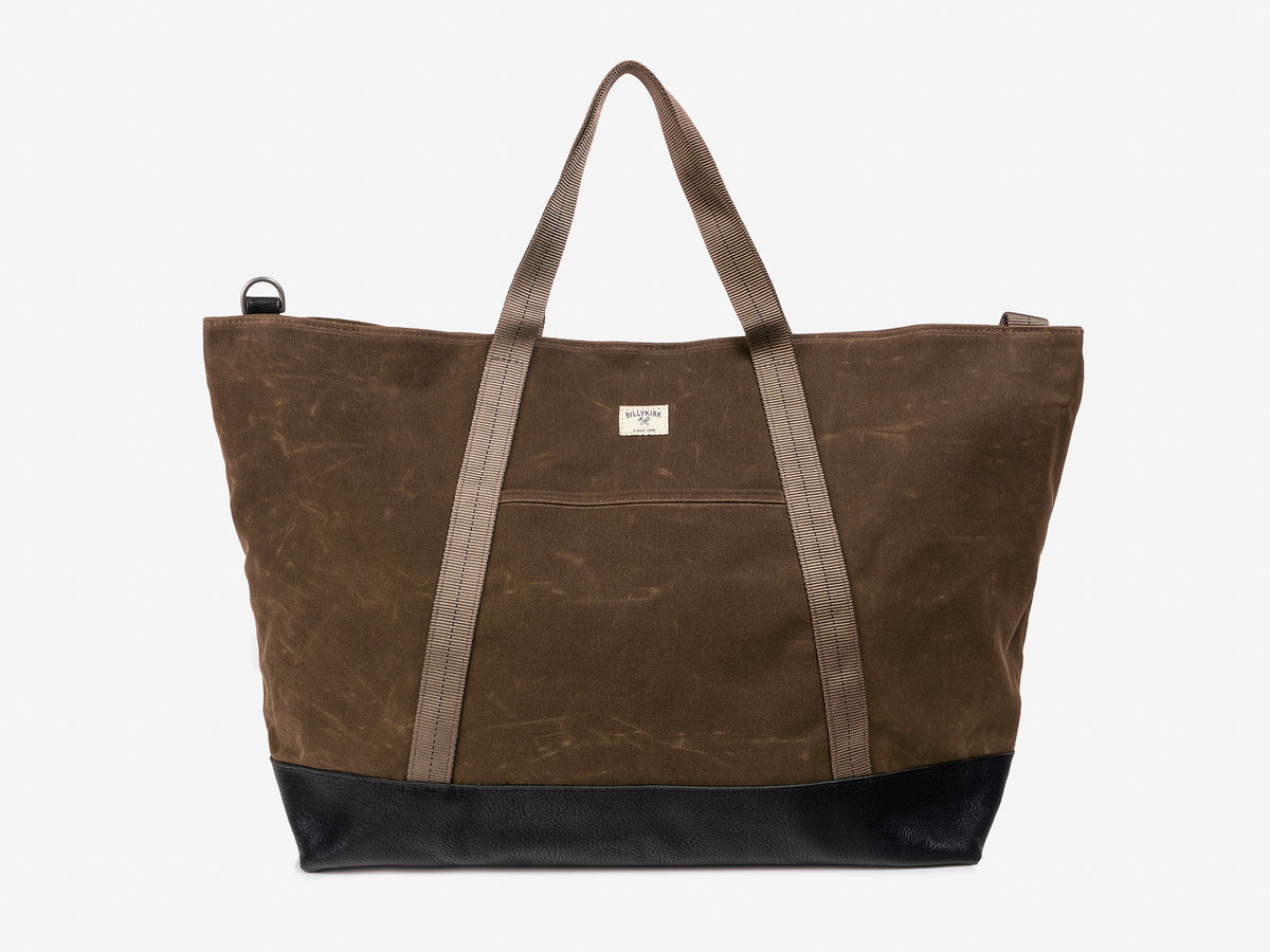 No. 674 Large East West Tote, Brush Brown