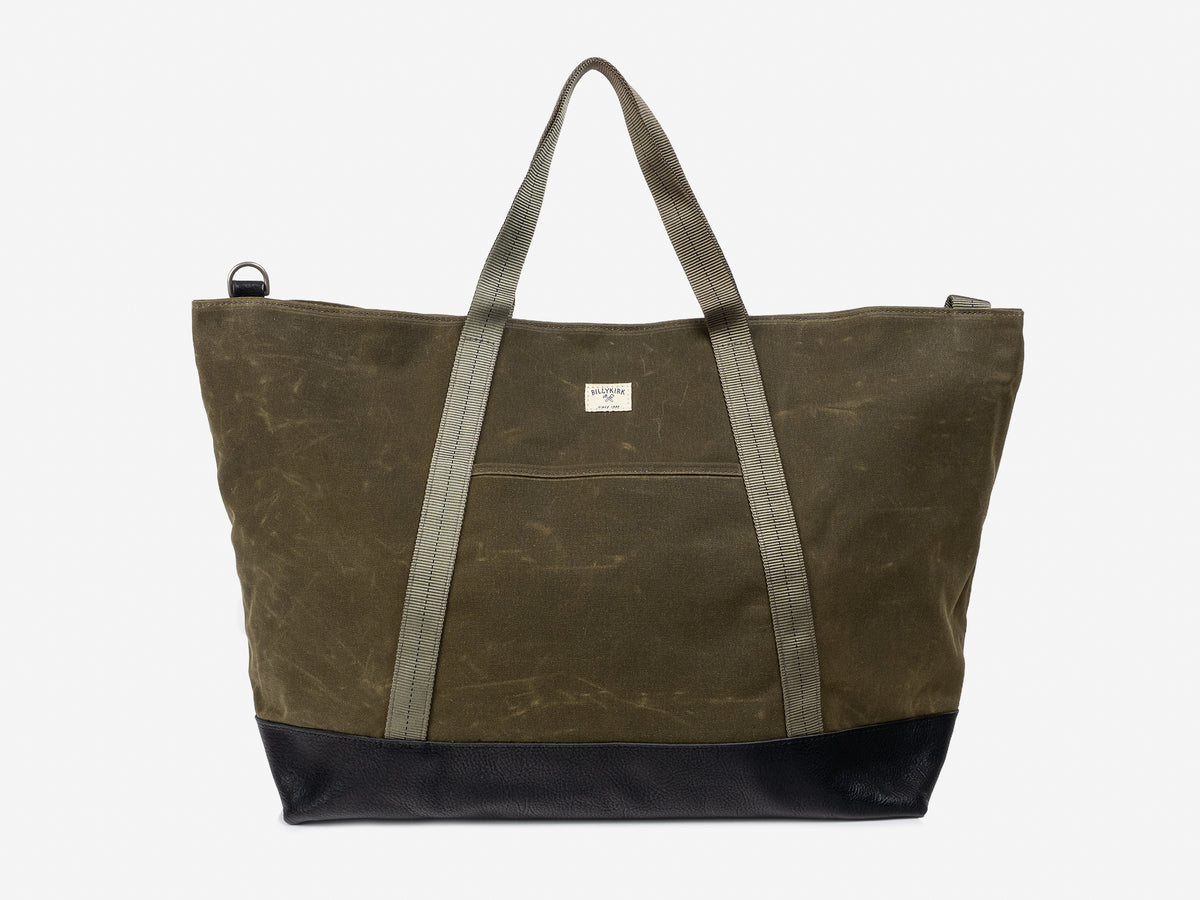 No. 674 Large East West Tote, Olive
