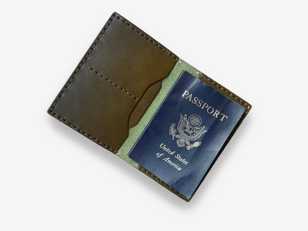 No. 153-GD Passport Case Stealie, Olive