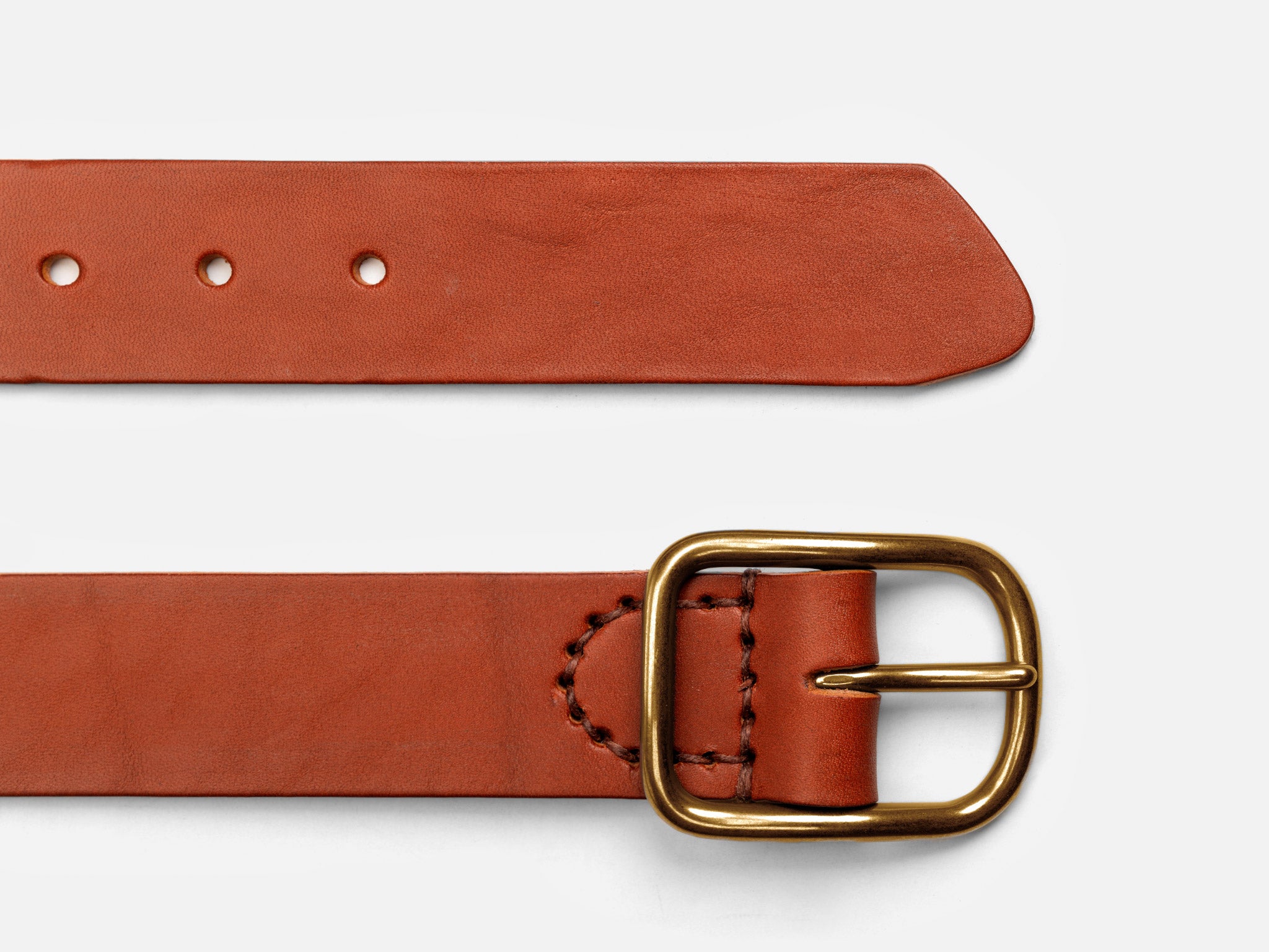 No. 288 Center Bar Belt, Tan
