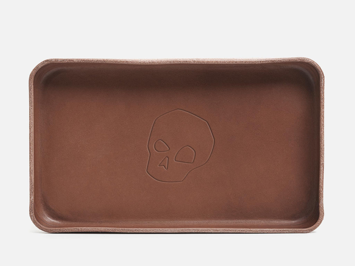 No. 309 Leather Valet Trays, Brown