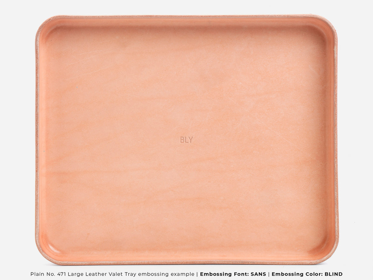 No. 471 Large Leather Valet Trays